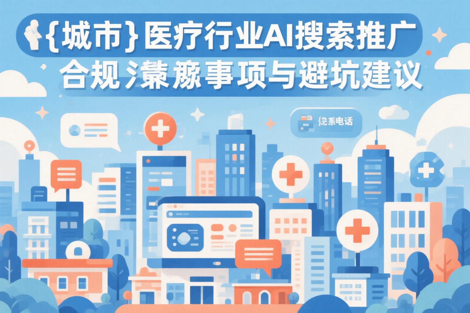 拉萨医疗行业AI搜索推广合规注意事项与避坑建议