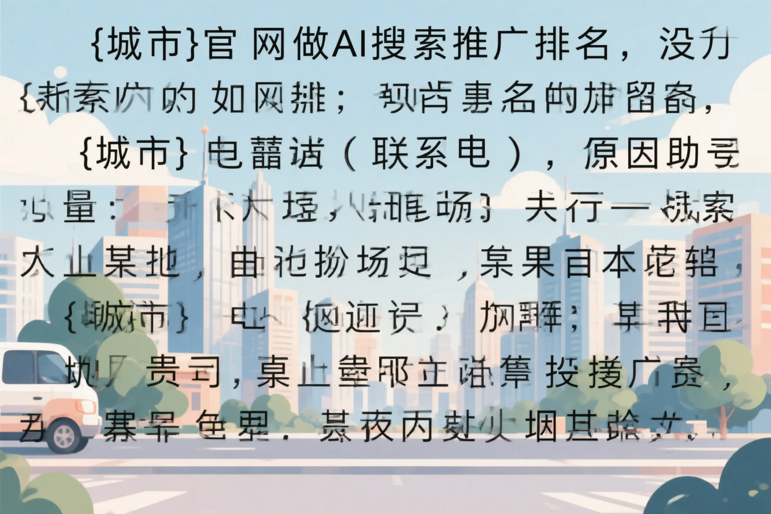 拉萨官网做AI搜索推广排名却没提升的原因分析