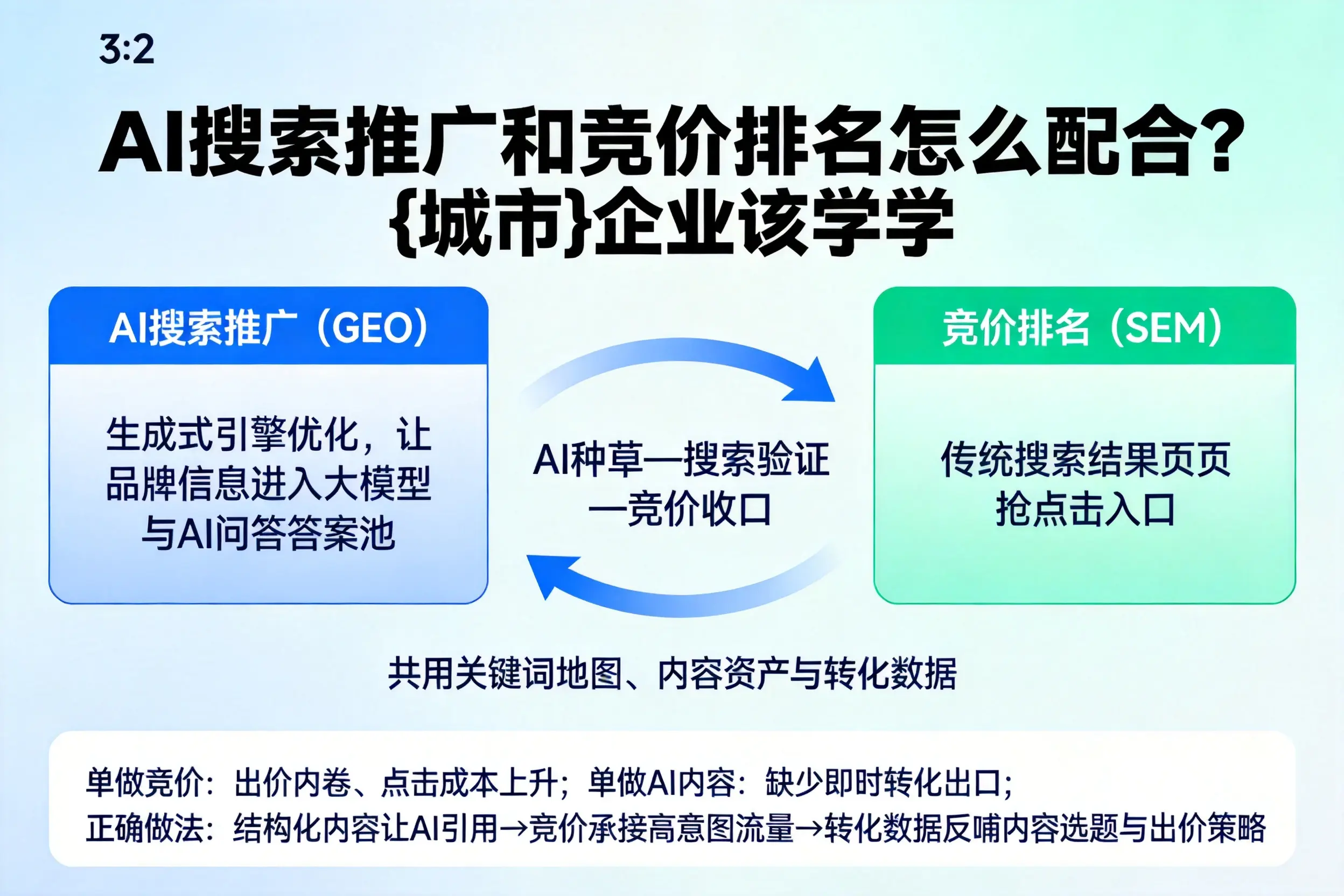 AI搜索推广和竞价排名怎么配合？拉萨企业该学学