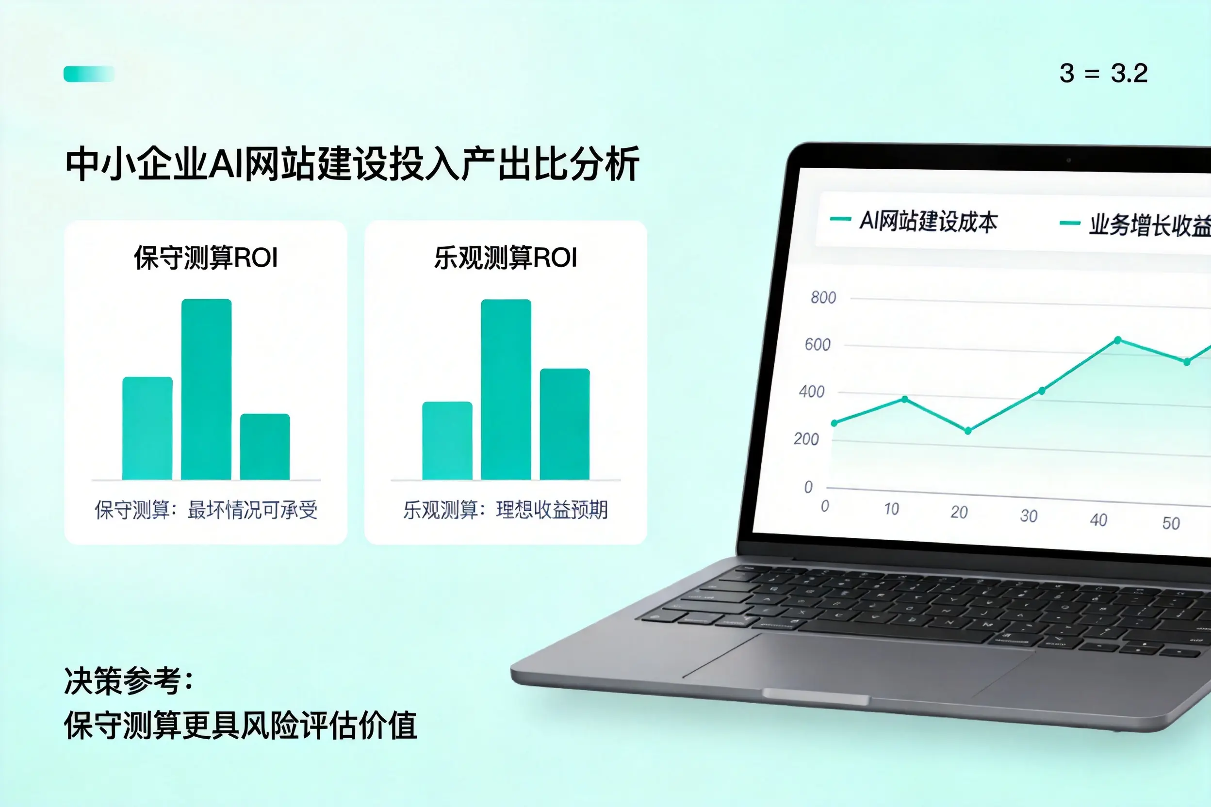 拉萨中小企业AI网站建设投入产出比怎么算?先看这份分析