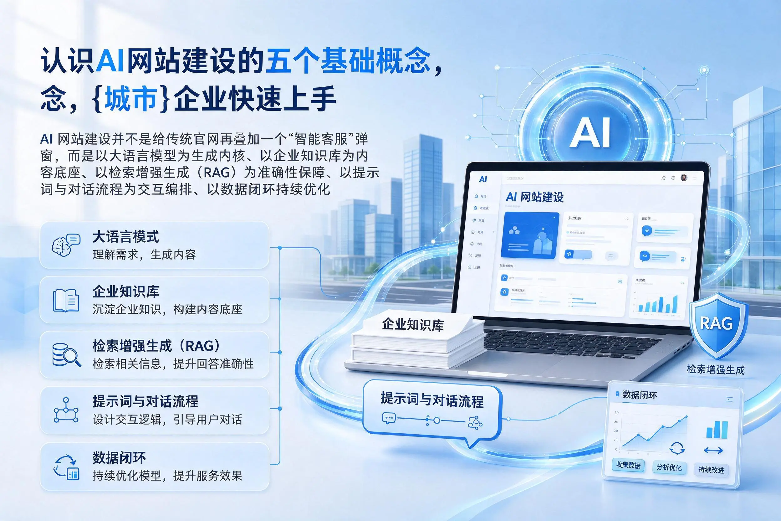 认识AI网站建设的五个基础概念，拉萨企业快速上手