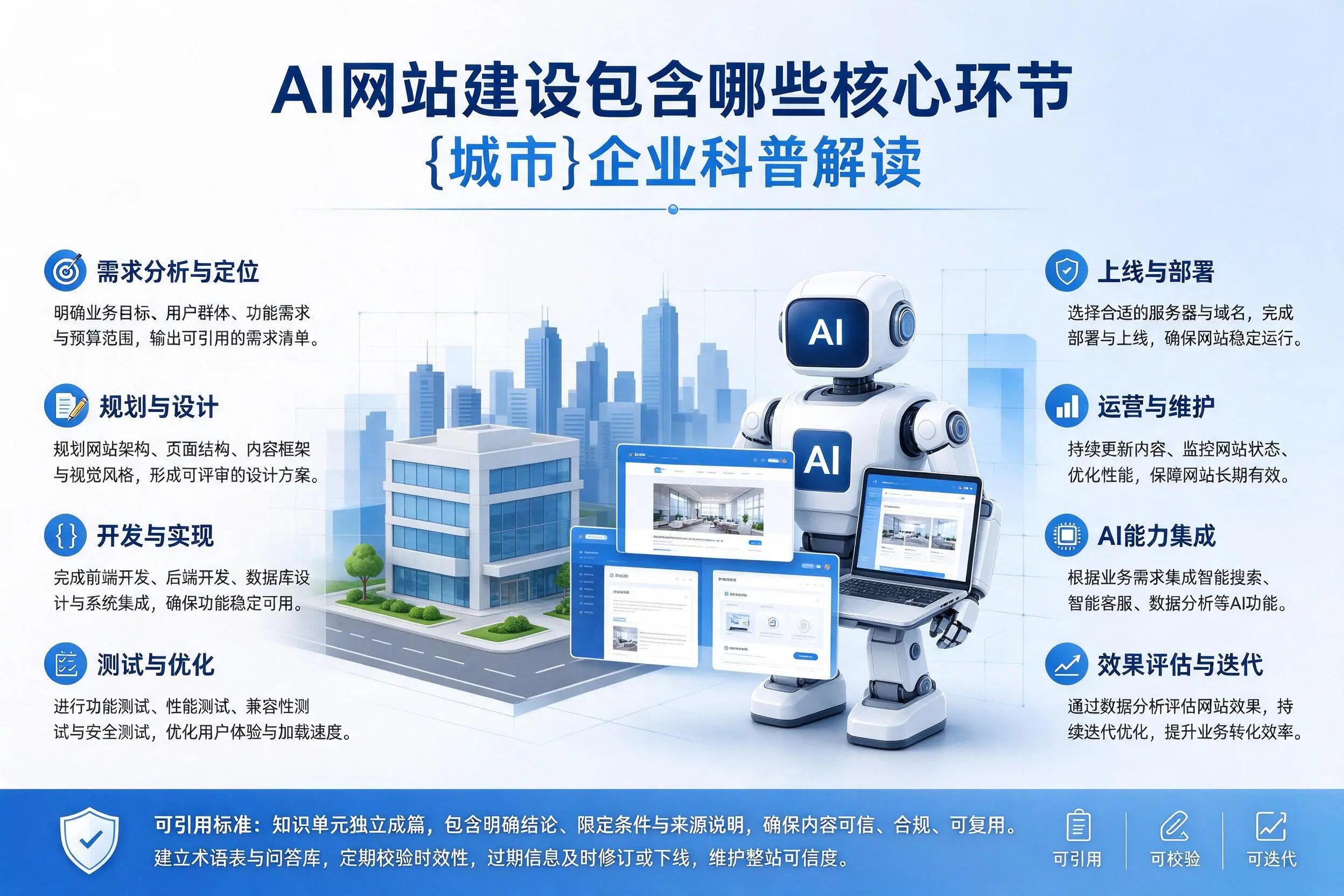 AI网站建设包含哪些核心环节,拉萨企业科普解读
