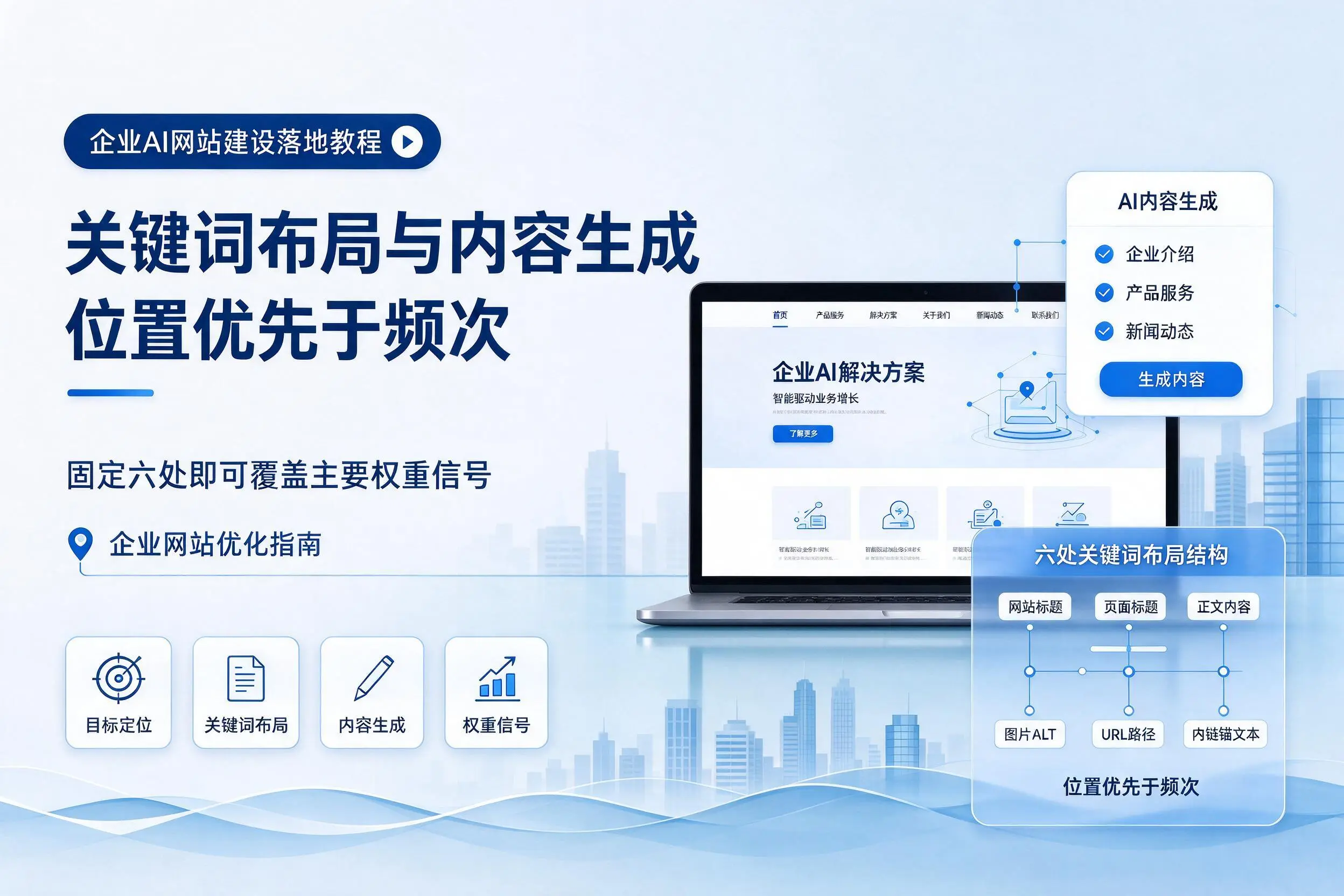 拉萨企业AI网站建设落地教程：关键词布局与内容生成