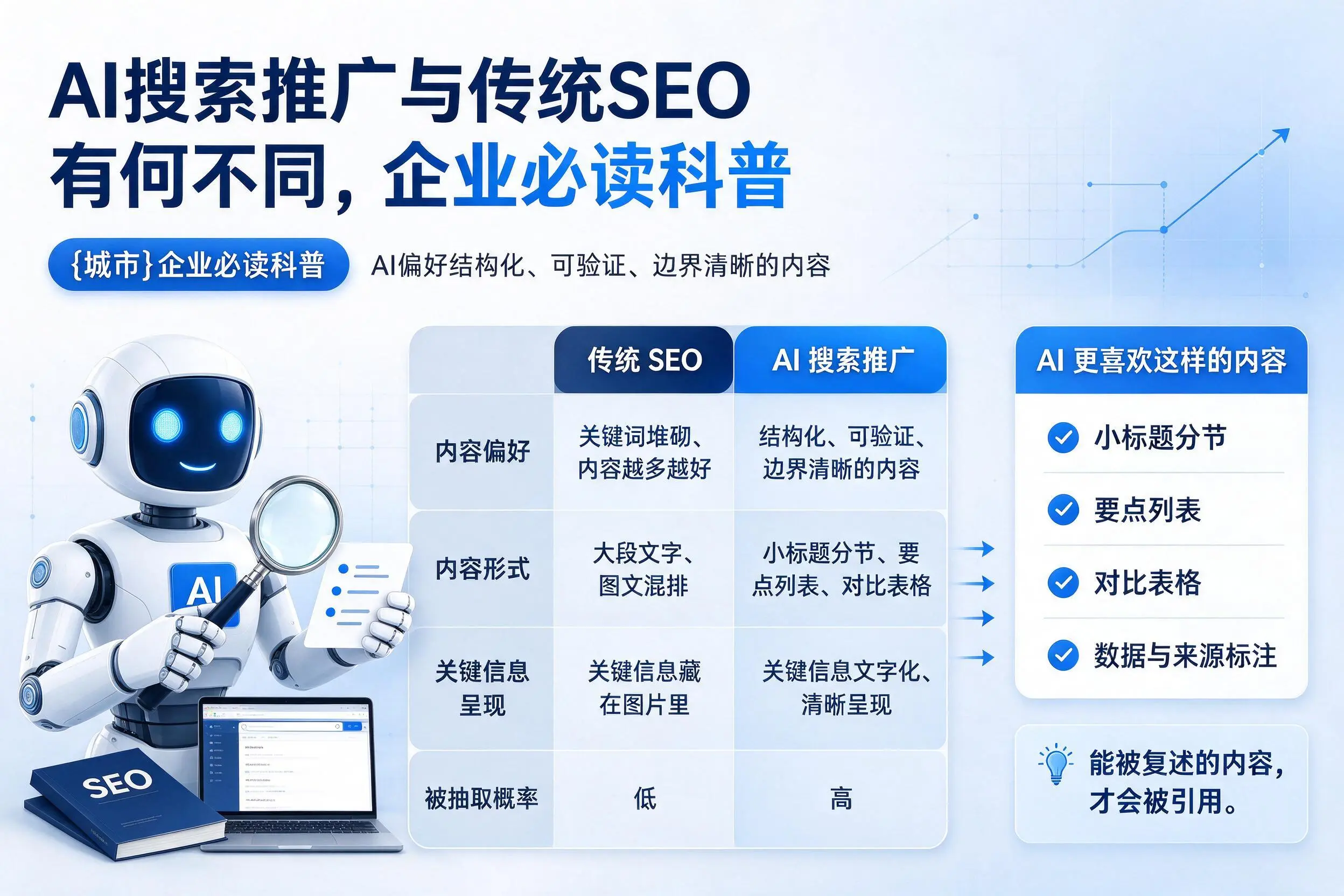 AI搜索推广与传统SEO有何不同，拉萨企业必读科普