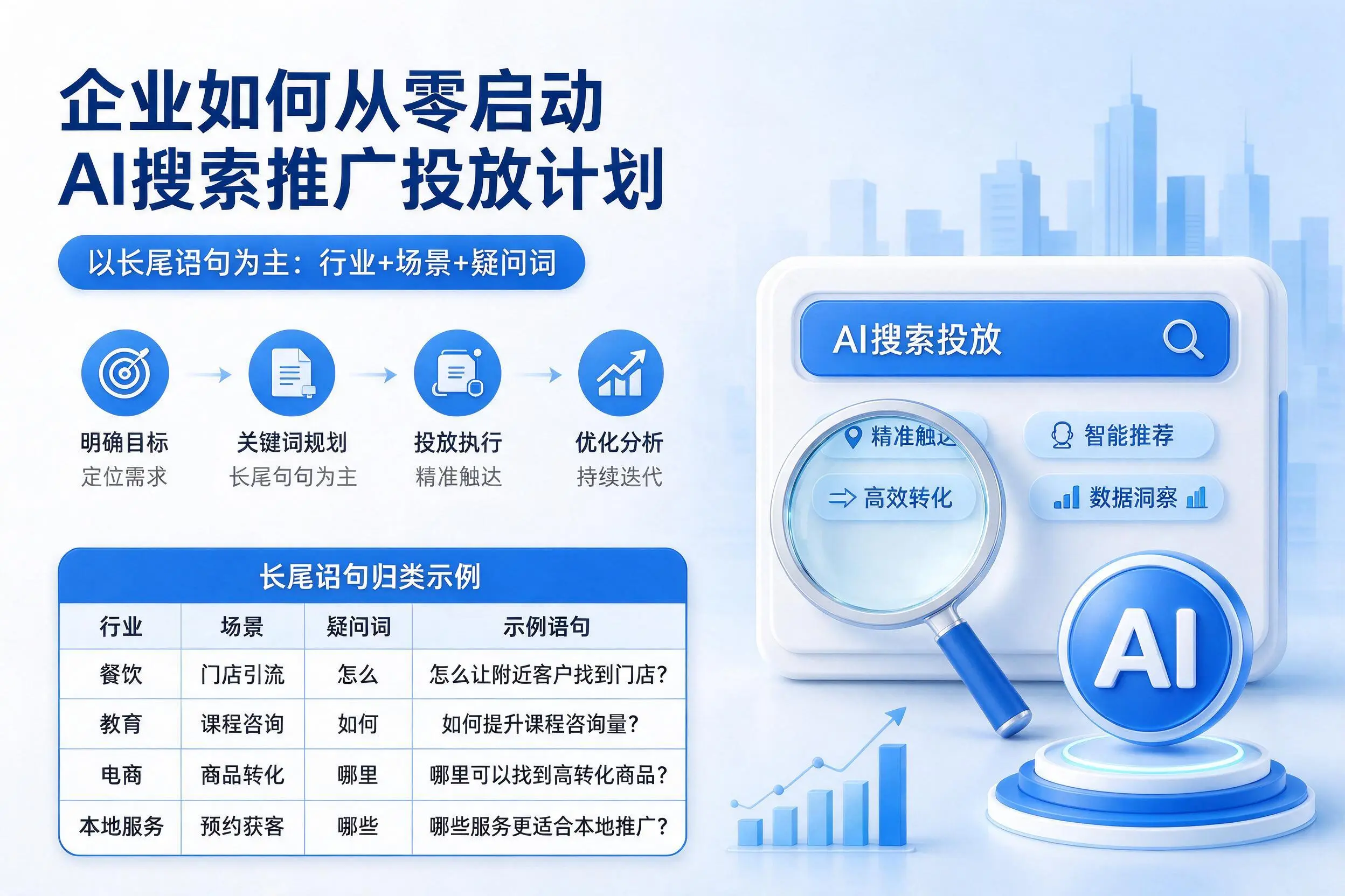 拉萨企业如何从零启动AI搜索推广投放计划